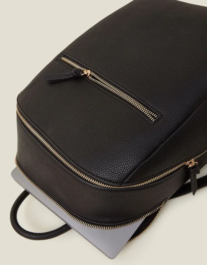 Accessorize Smart Zip Around Backpack Black