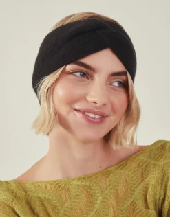 Accessorize Soft Knit Bando Black