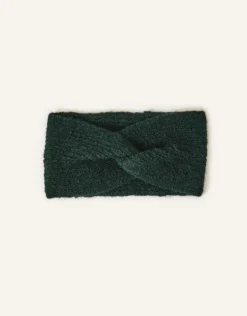 Accessorize Soft Knit Bando Green