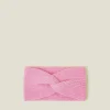 Accessorize Soft Knit Bando Headband Pink