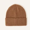Accessorize Soho Knit Beanie Hat Camel