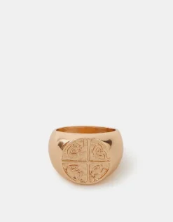 Accessorize Sovereign Ring Gold Gold