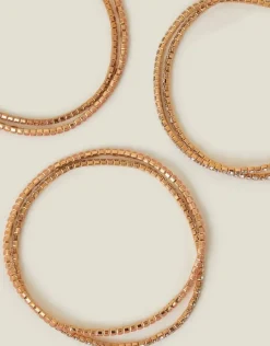 Accessorize Sparkle Stretch Bracelets 6 Pack