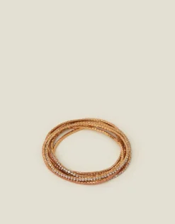 Accessorize Sparkle Stretch Bracelets 6 Pack