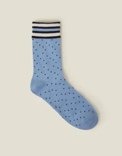 Accessorize Spotty Varsity Socks