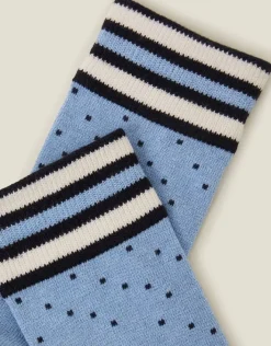 Accessorize Spotty Varsity Socks