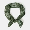 Accessorize Square Satin Bandana Scarf