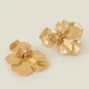 Accessorize Statement Diamante Flower Stud Earrings