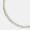 Accessorize Sterling Silver-Plated Omega Chain Bracelet
