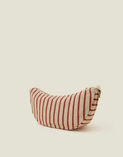 Accessorize Stripe Sling Cross-Body Bag Red
