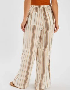 Accessorize Stripe Wide Leg Trousers Multi
