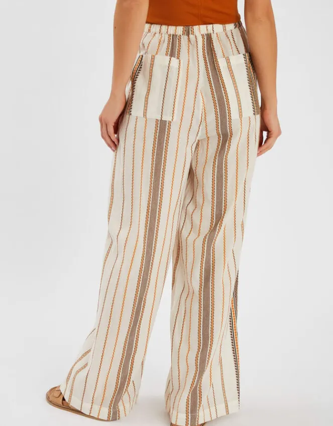 Accessorize Stripe Wide Leg Trousers Multi