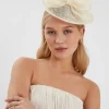 Accessorize Structured Disc Bow Fascinator Ivory