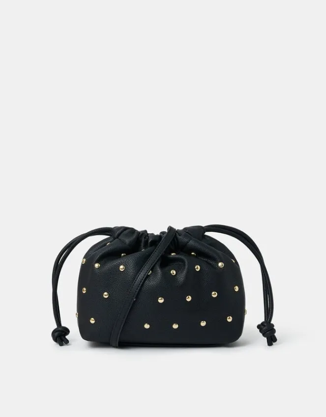 Accessorize Studded Bucket Bag