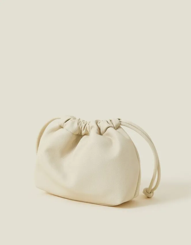 Accessorize Studded Drawstring Pouch Bag