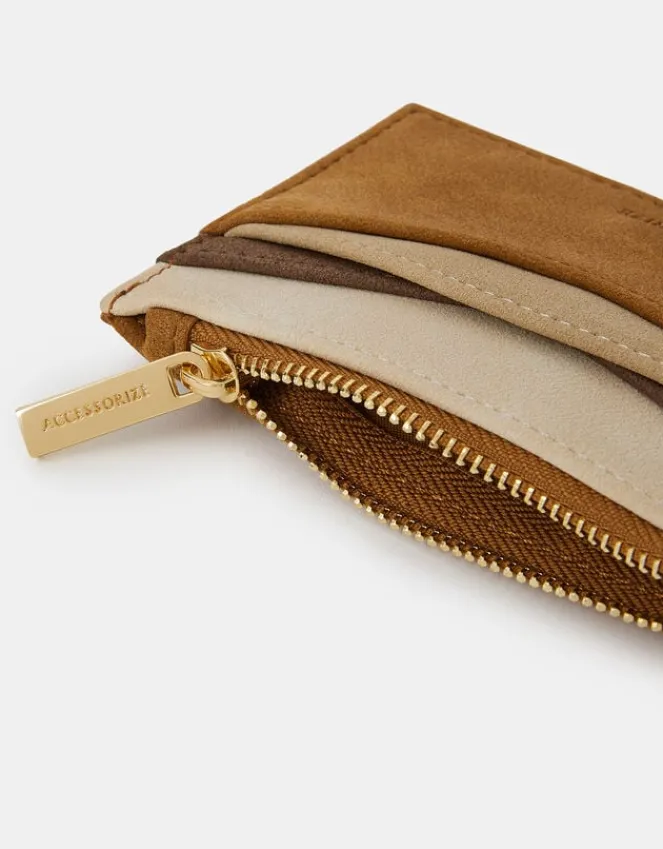 Accessorize Suedette Card Holder