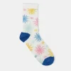 Accessorize Sun Beam Socks Ivory