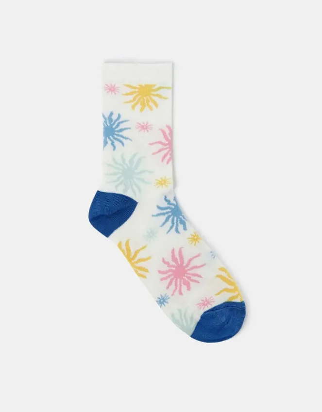 Accessorize Sun Beam Socks Ivory