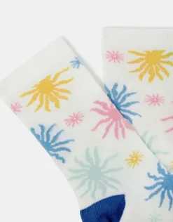 Accessorize Sun Beam Socks Ivory