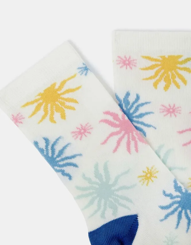 Accessorize Sun Beam Socks Ivory