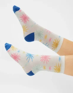 Accessorize Sun Beam Socks Ivory