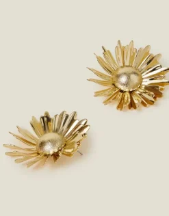 Accessorize Sunflower Statement Stud Earrings