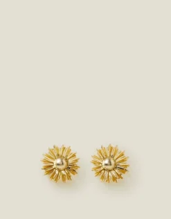 Accessorize Sunflower Statement Stud Earrings