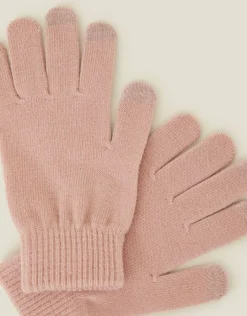 Accessorize Super Stretch Touch Gloves Pink