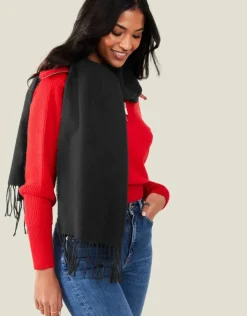 Accessorize Super-Soft Scarf Black