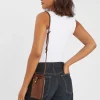 Accessorize Tab Pocket Phone Bag Tan