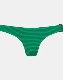 Accessorize Textured Bikini Bottoms Green