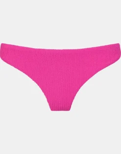 Accessorize Textured Bikini Bottoms Pink