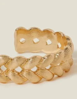 Accessorize Textured Plait Bangle