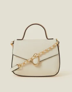 Accessorize Top Handle Cross-Body Bag Nude