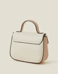 Accessorize Top Handle Cross-Body Bag Nude