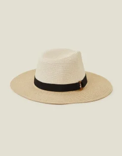 Accessorize Tortoiseshell Ring Fedora Hat
