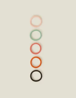 Accessorize Towelling Hair Bands 5 Pack
