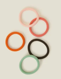 Accessorize Towelling Hair Bands 5 Pack