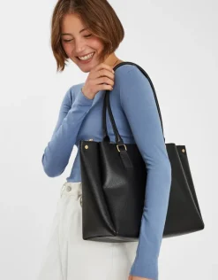 Accessorize Triple Compartment Shoulder Bag