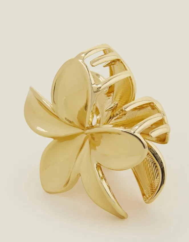 Accessorize Tropical Flower Metal Claw Clip