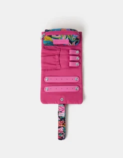 Accessorize Tropical Print Jewellery Roll