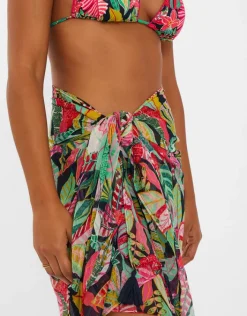 Accessorize Tropical Print Sarong