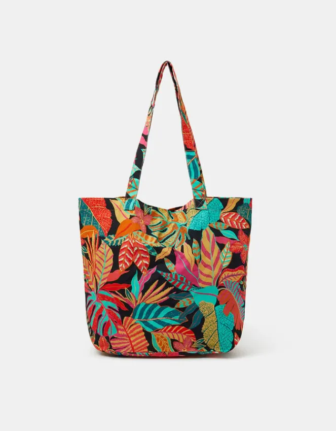 Accessorize Tropical Print Shopper Bag
