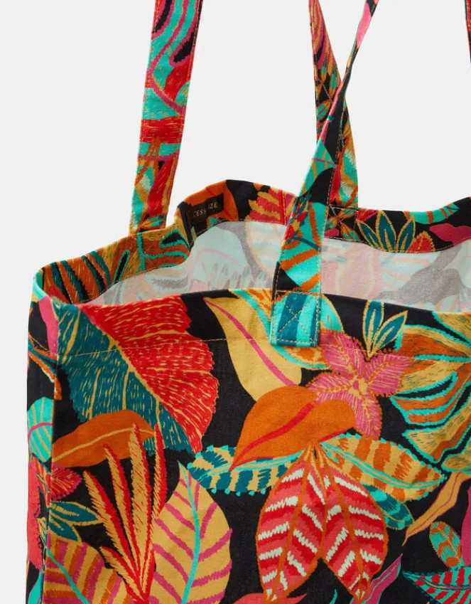 Accessorize Tropical Print Shopper Bag