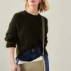 Accessorize Two-Tone Faux Leather Crossbody Bag Khaki