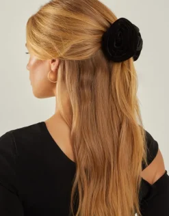 Accessorize Velvet Corsage Claw Clip