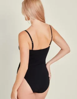 Accessorize V-Front Shaping Swimsuit Black