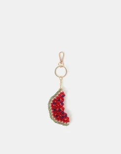 Accessorize Watermelon Beaded Bag Charm