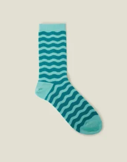 Accessorize Wave Stripe Socks