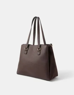 Accessorize Webbing Strap Faux Leather Shoulder Bag
